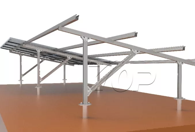 ZAM Steel Ground Mount Structure