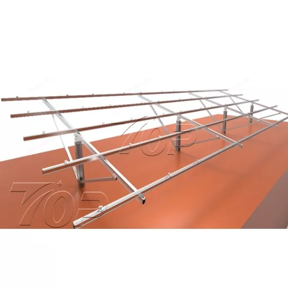 Фотогальванічний C-Steel Single Post Farm Монтаж